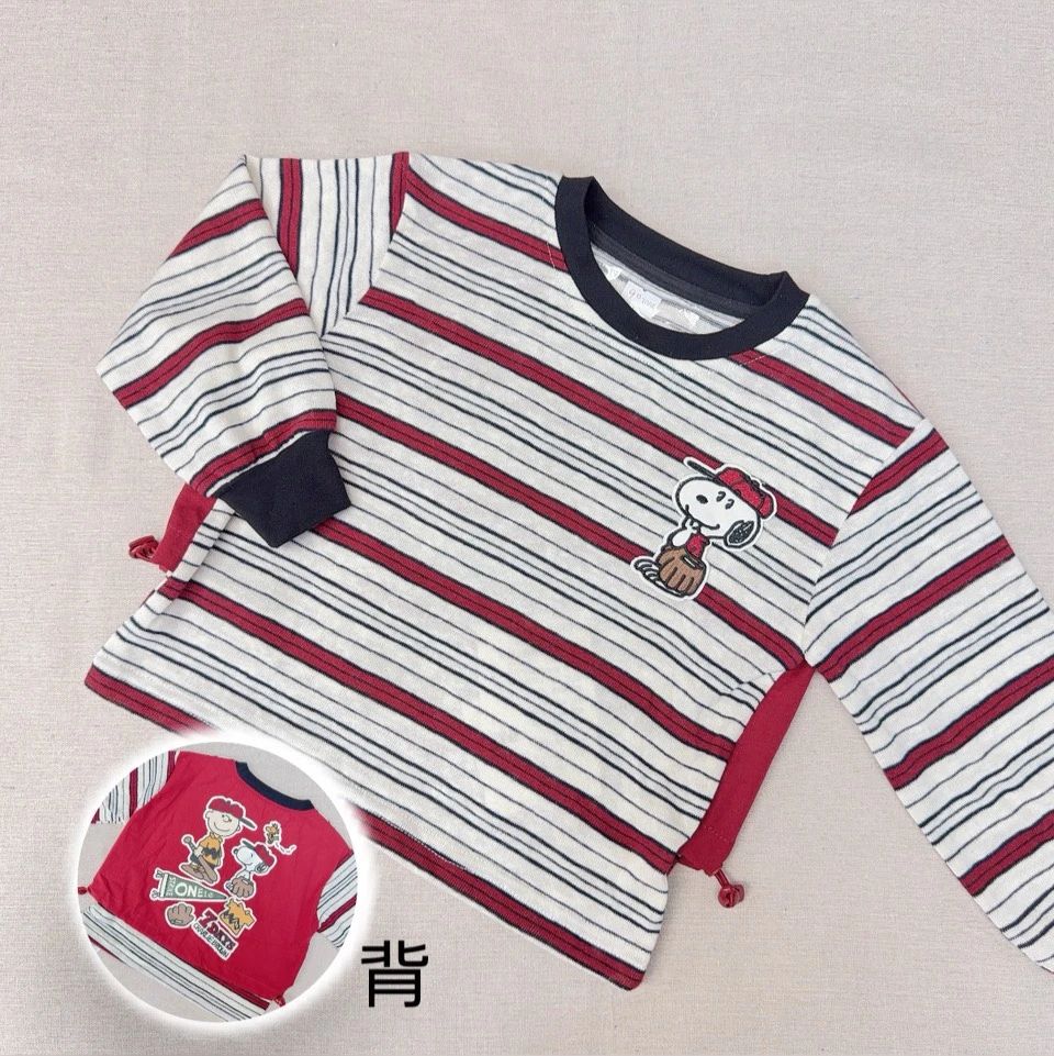 GZH-3005紅條史努比上衣