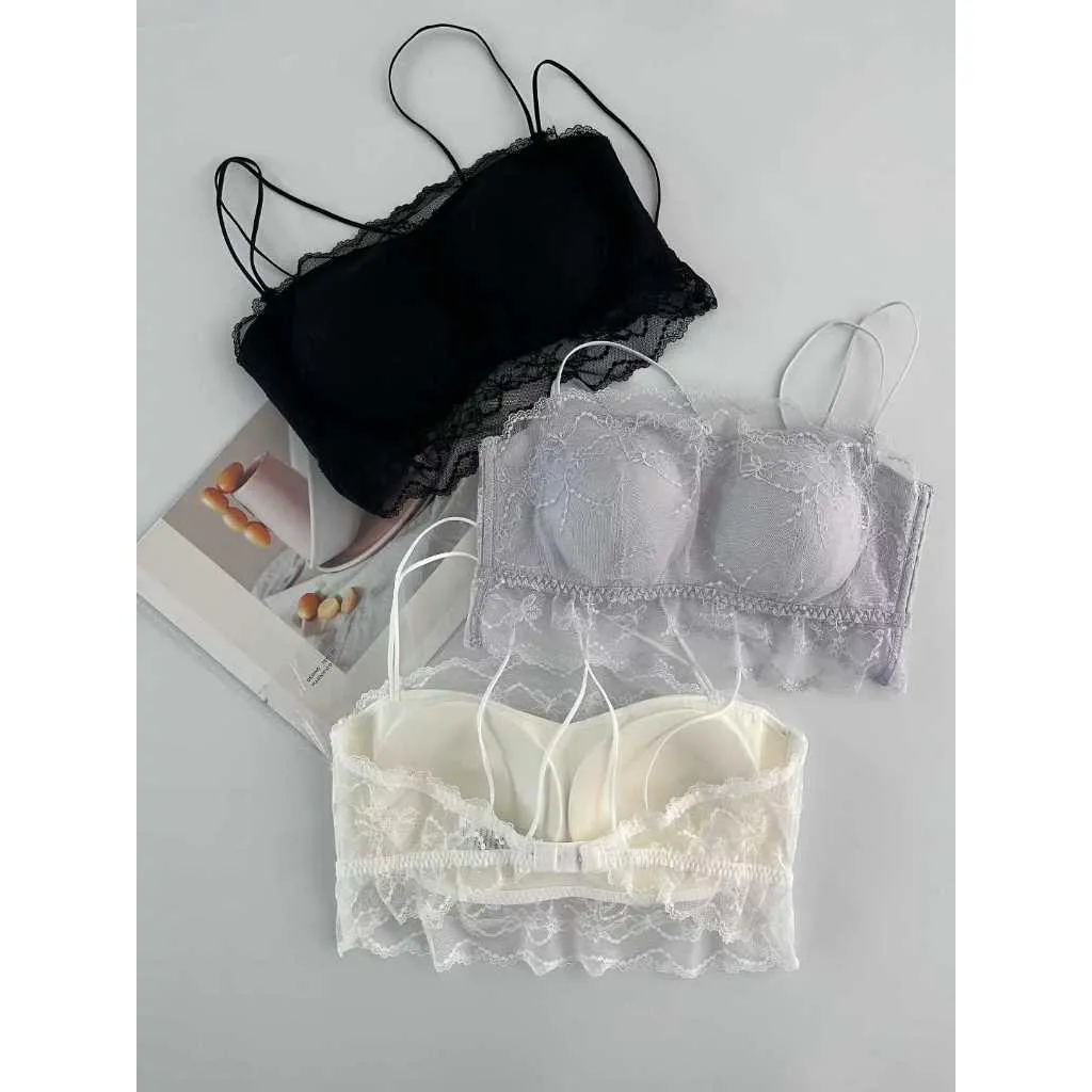 【M-2XL】韓國製造 輕柔蕾絲美型Bra內衣
