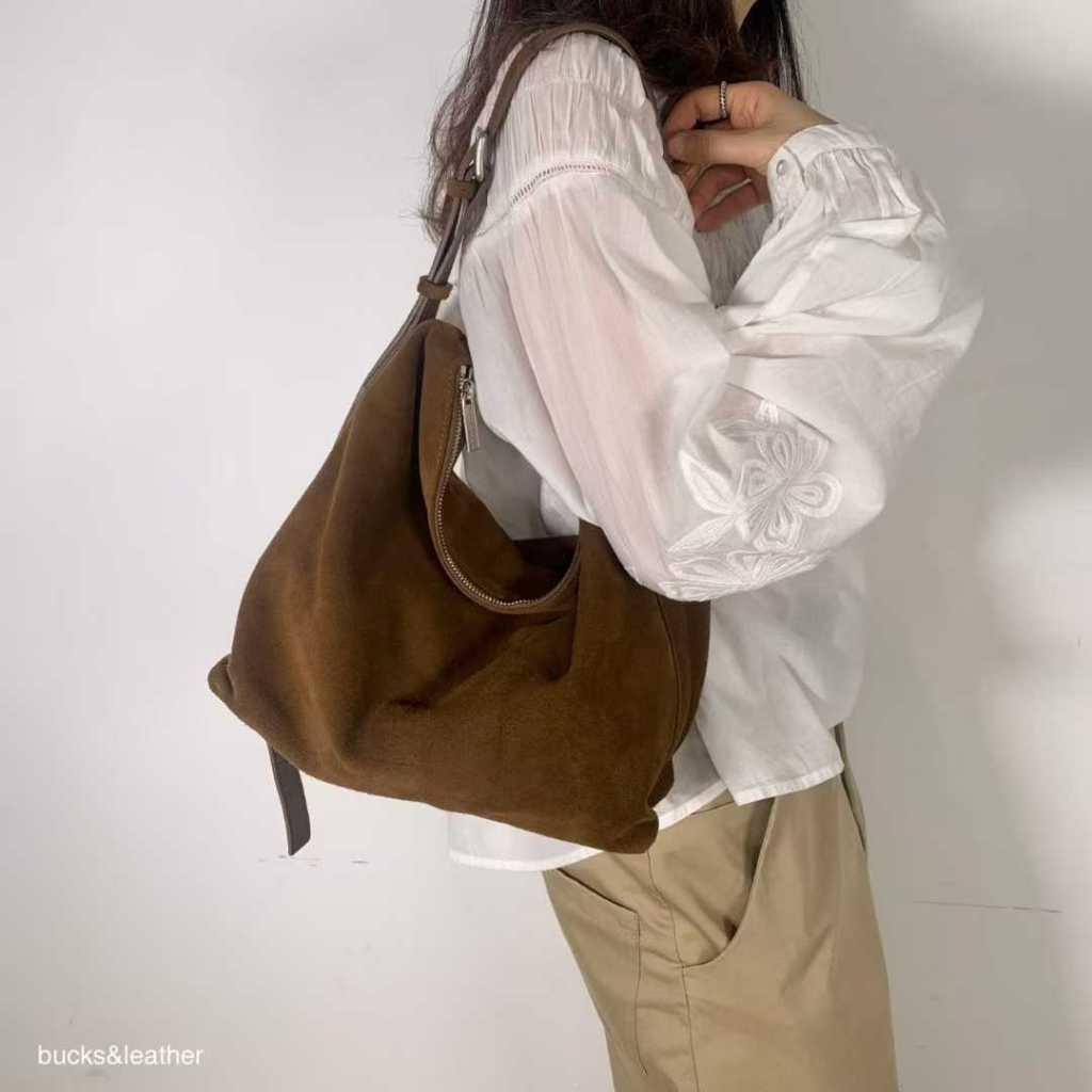 韓國 bucks&amp;leather 淺口托特斜背二用包