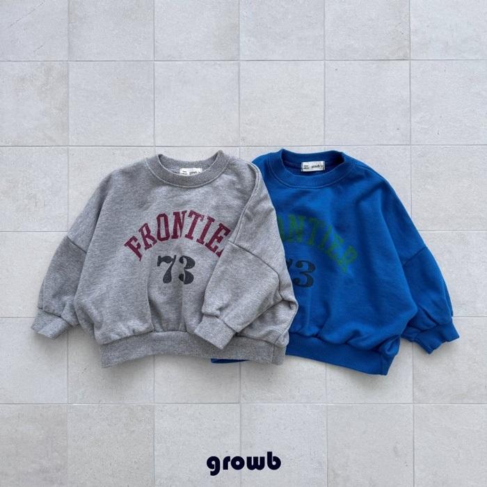 【90-150】韓國童裝 GROWB 秋季商品 英文數字上衣