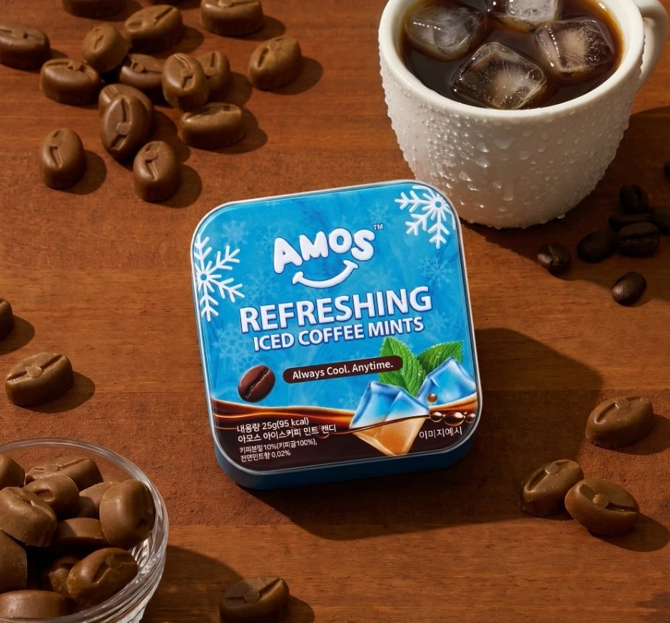 AMOS 冰涼咖啡薄荷糖25g