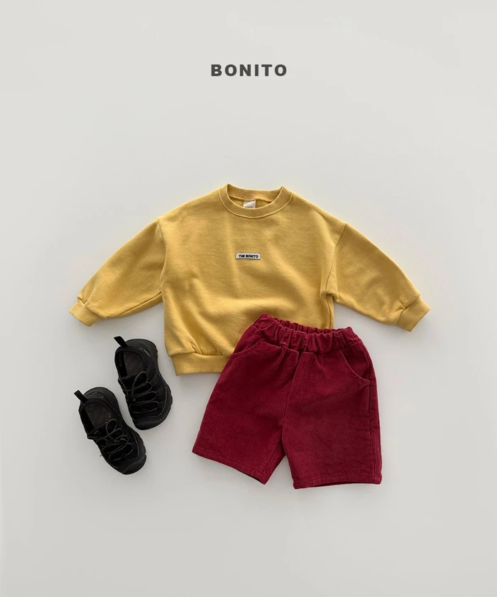 【90-140】韓國童裝 BONITO 秋季新款 燈芯绒短褲