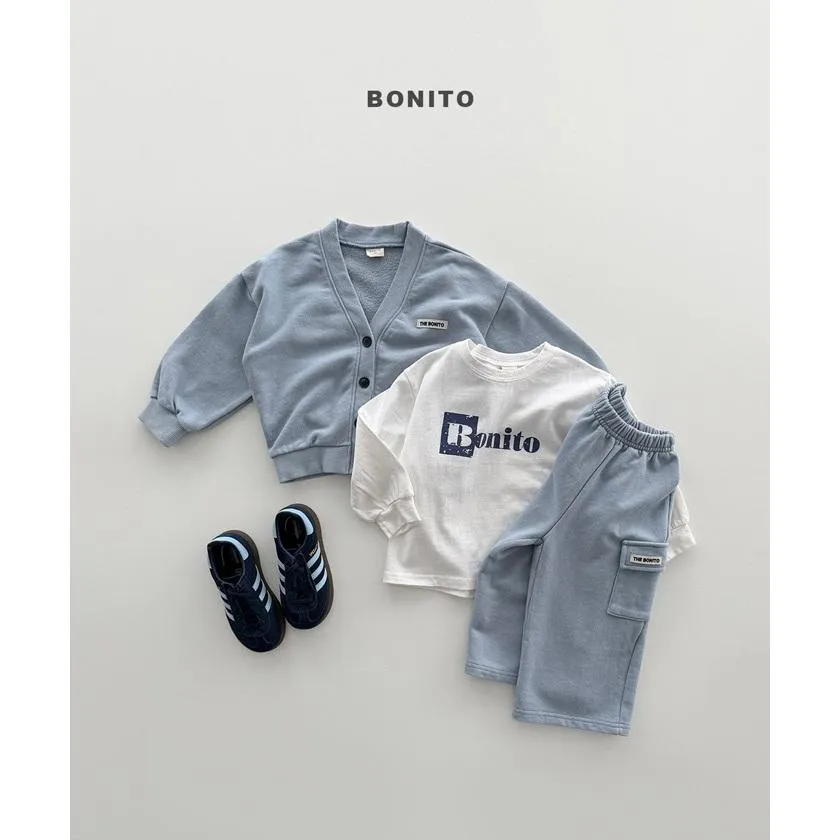 【90-140】韓國童裝 BONITO 秋季新款 LOGO上衣