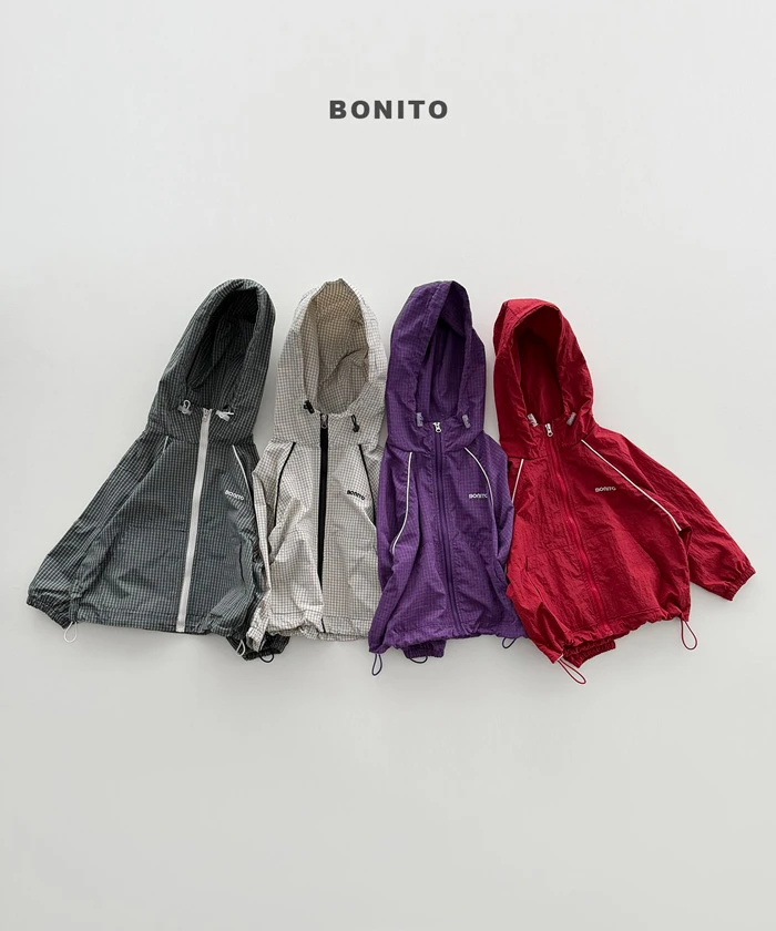 【90-140】韓國童裝 BONITO 秋季新款 格紋外套