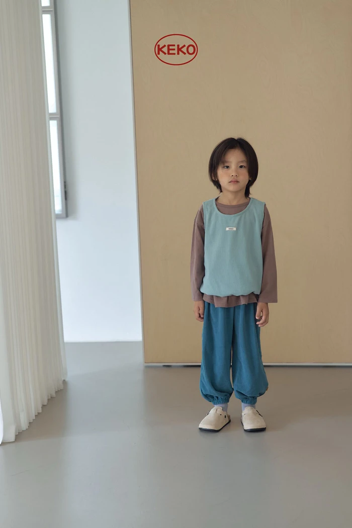 【90-120 親子款】韓國童裝 KEKO 秋季新款 素色經典上衣