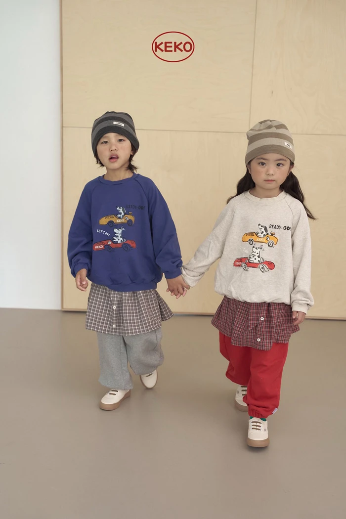 【配件】韓國童裝 KEKO 秋季新款 條紋針織帽