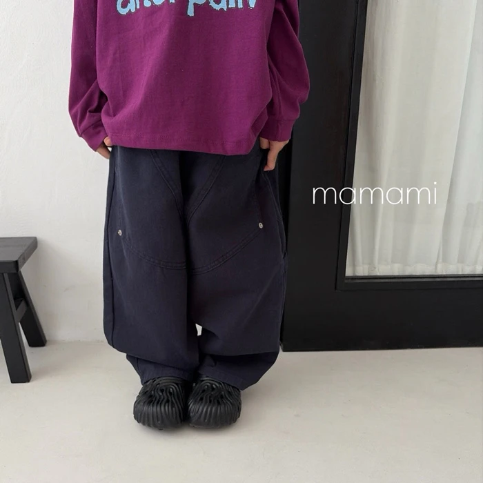【80-150】韓國童裝 MAMAMI 秋季新款 直筒造型長褲
