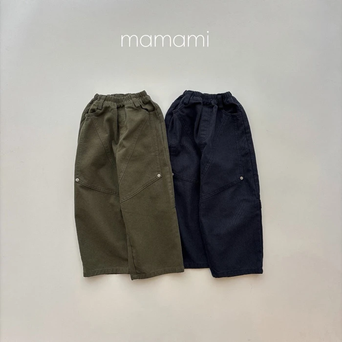 【80-150】韓國童裝 MAMAMI 秋季新款 直筒造型長褲