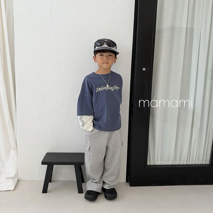 【80-150】韓國童裝 MAMAMI 秋季新款 口袋工裝休閒褲