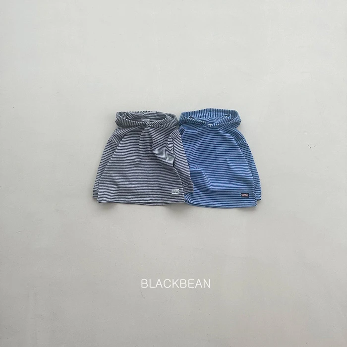 【90-120】韓國童裝 BLACKBEAN 秋季新款 條紋連帽上衣
