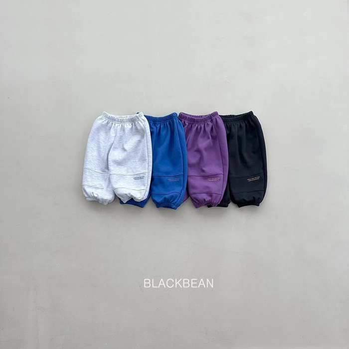 【90-120】韓國童裝 BLACKBEAN 秋季新款 運動休閒縮口長褲