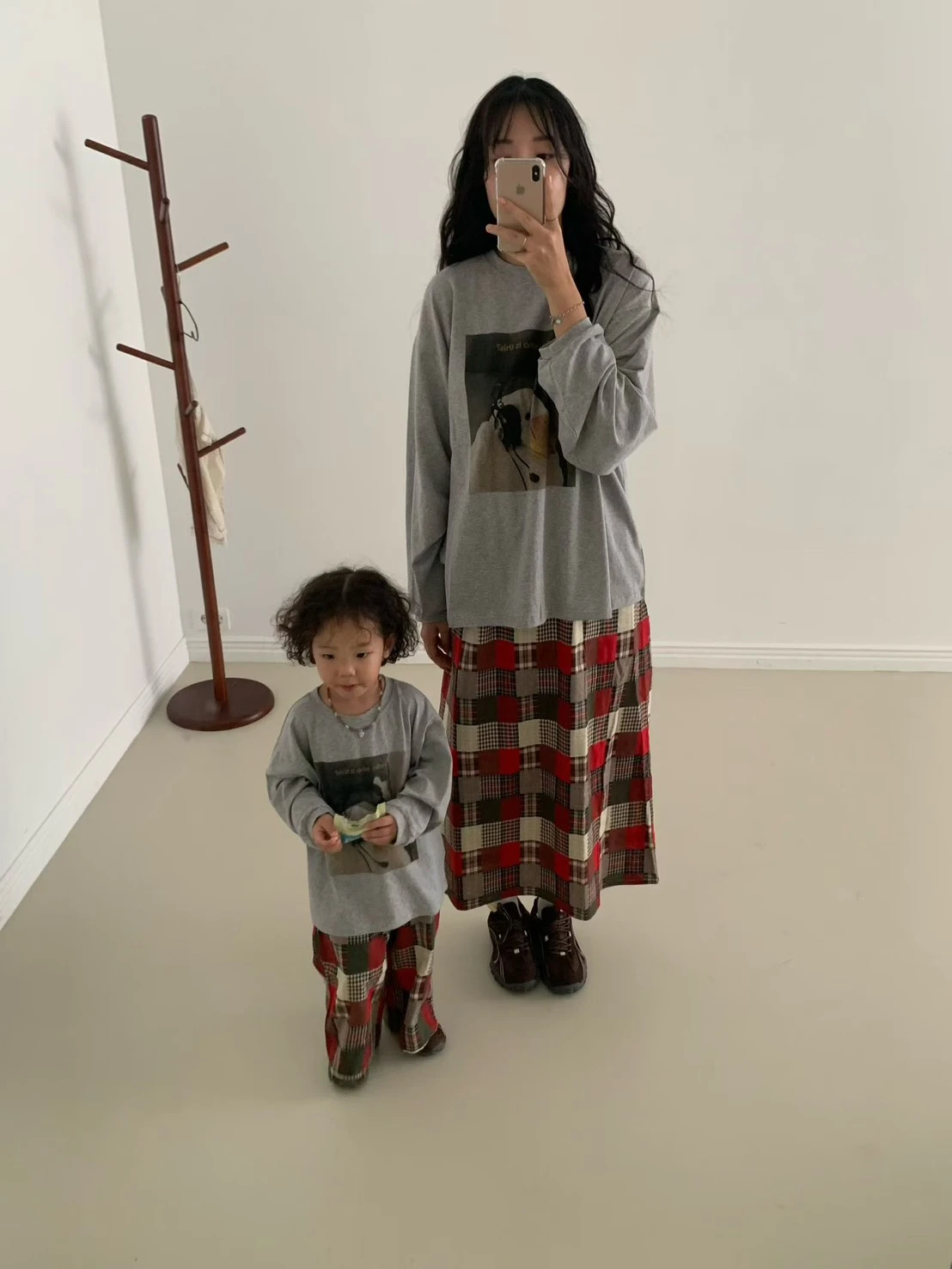 【親子裝】正韓小鳥印花親子款上衣