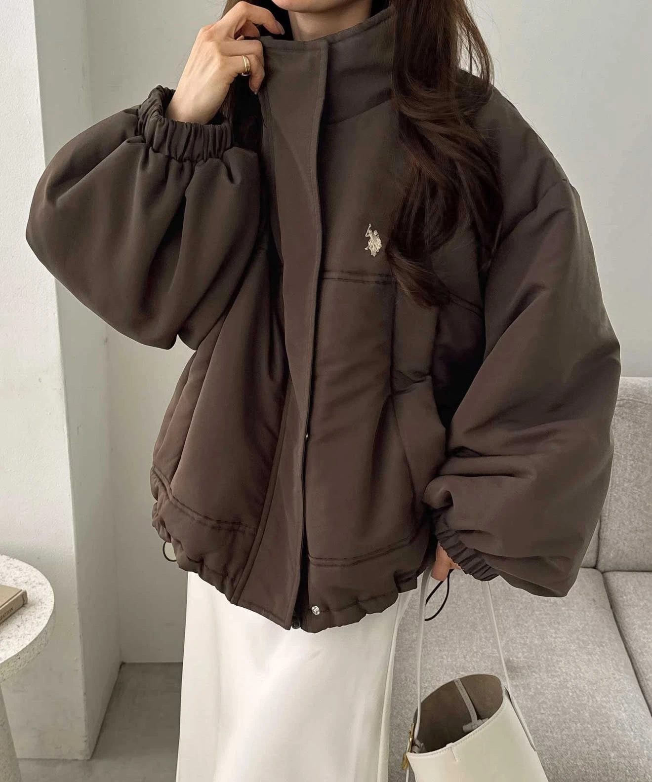 日本 U.S. POLO ASSN.Polo Padded Blouson 小標立領厚外套 | 4色