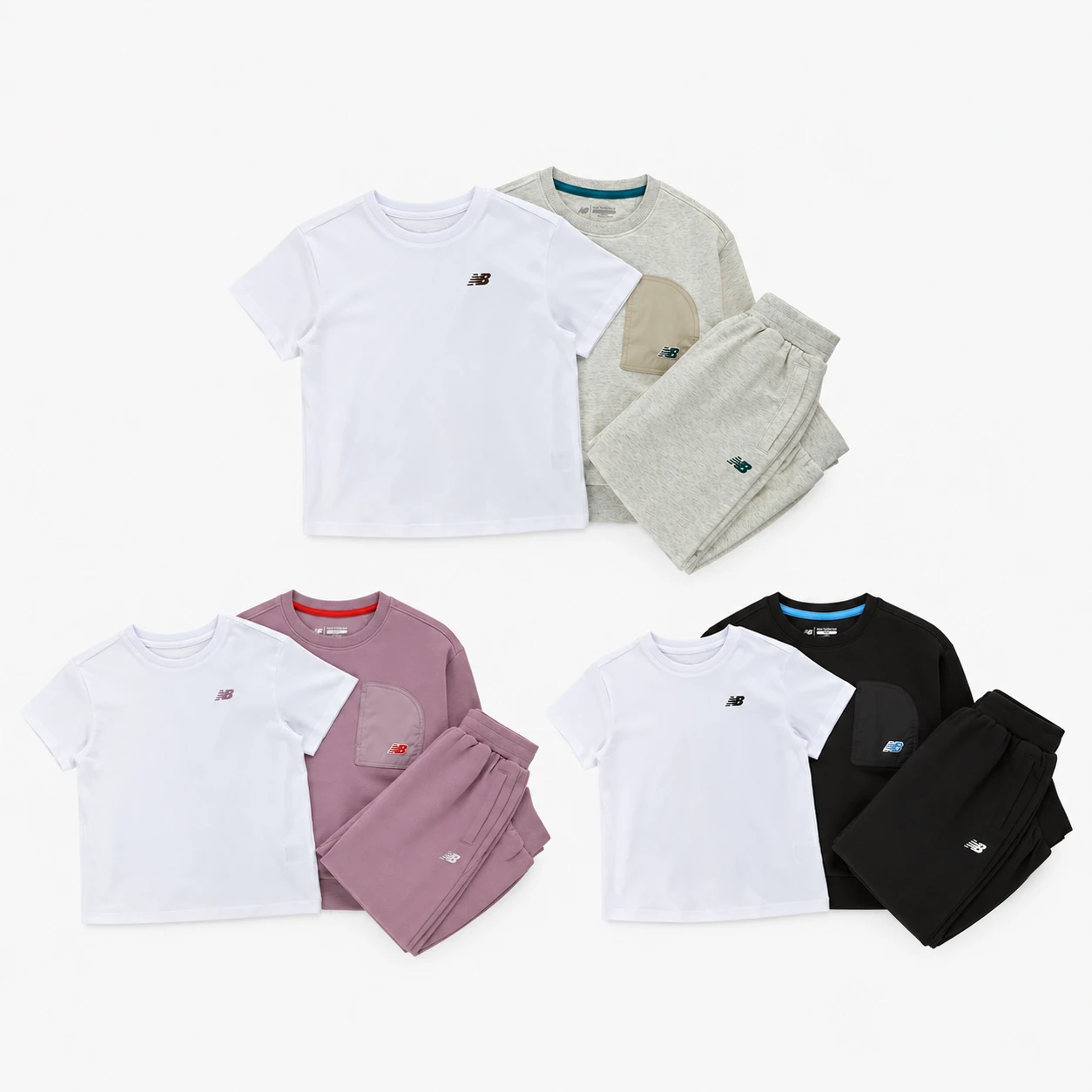 韓國限定New Balance 經典Logo三件式套裝