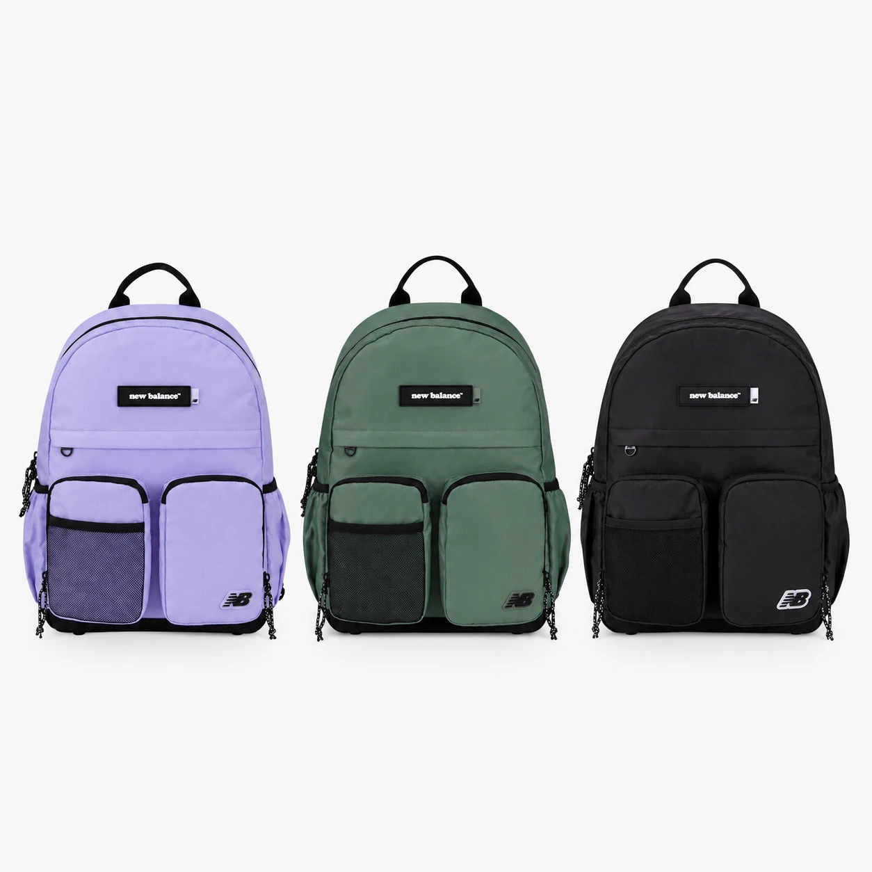 韓國限定New Balance 立體多口袋休閒後背包