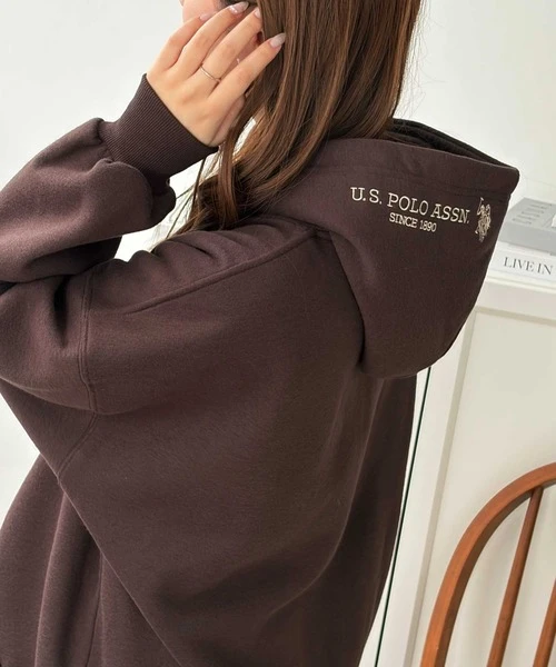 日本U.S.POLO 帽T 連帽上衣