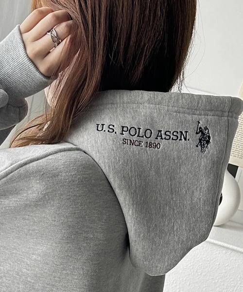 日本U.S.POLO 帽T 連帽上衣