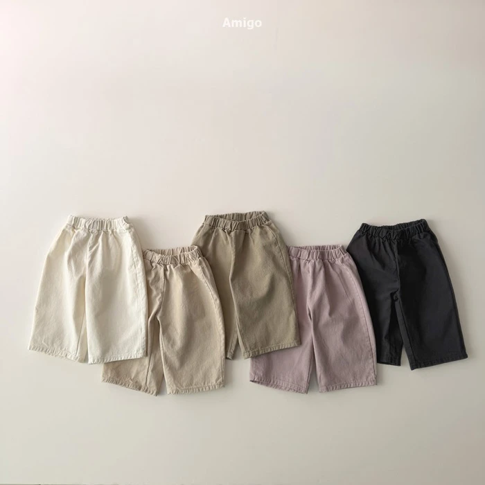 【80-120】韓國童裝 AMIGO 秋季新款 直筒修身褲