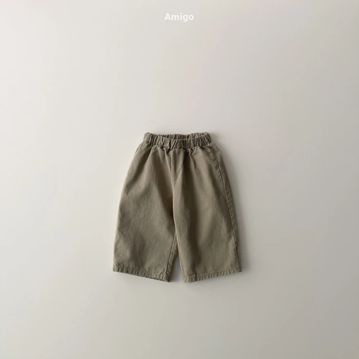 【80-120】韓國童裝 AMIGO 秋季新款 直筒修身褲