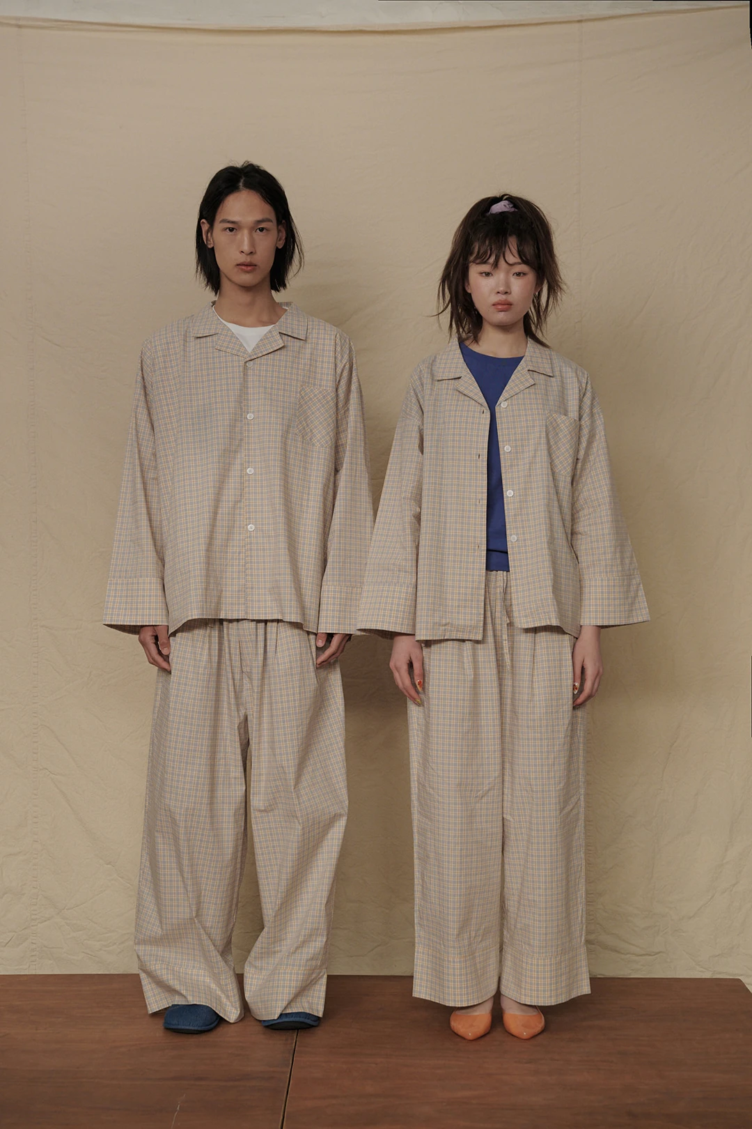 韓國 oggitt Earth Friends 格紋居家服睡衣