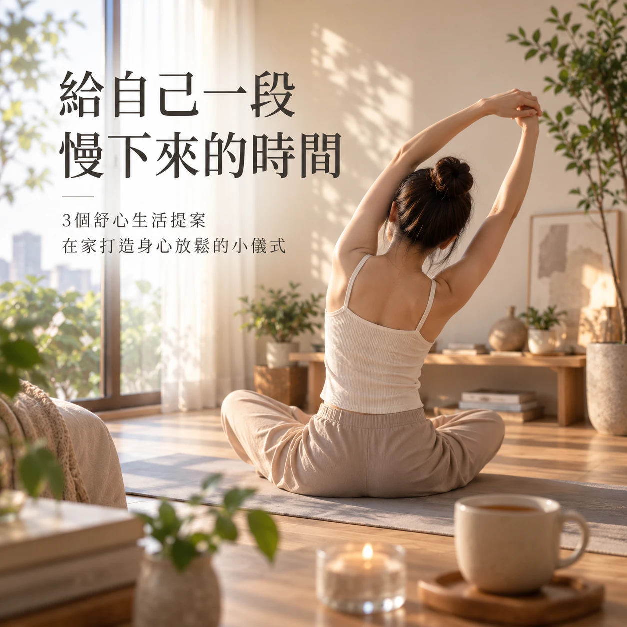 給自己一段慢下來的時間｜3個舒心生活提案，在家打造身心放鬆的小儀式