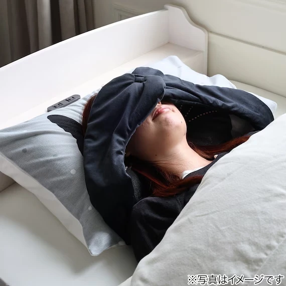 【售完不補】閉眼睡好覺 黑貓附眼罩枕頭套
