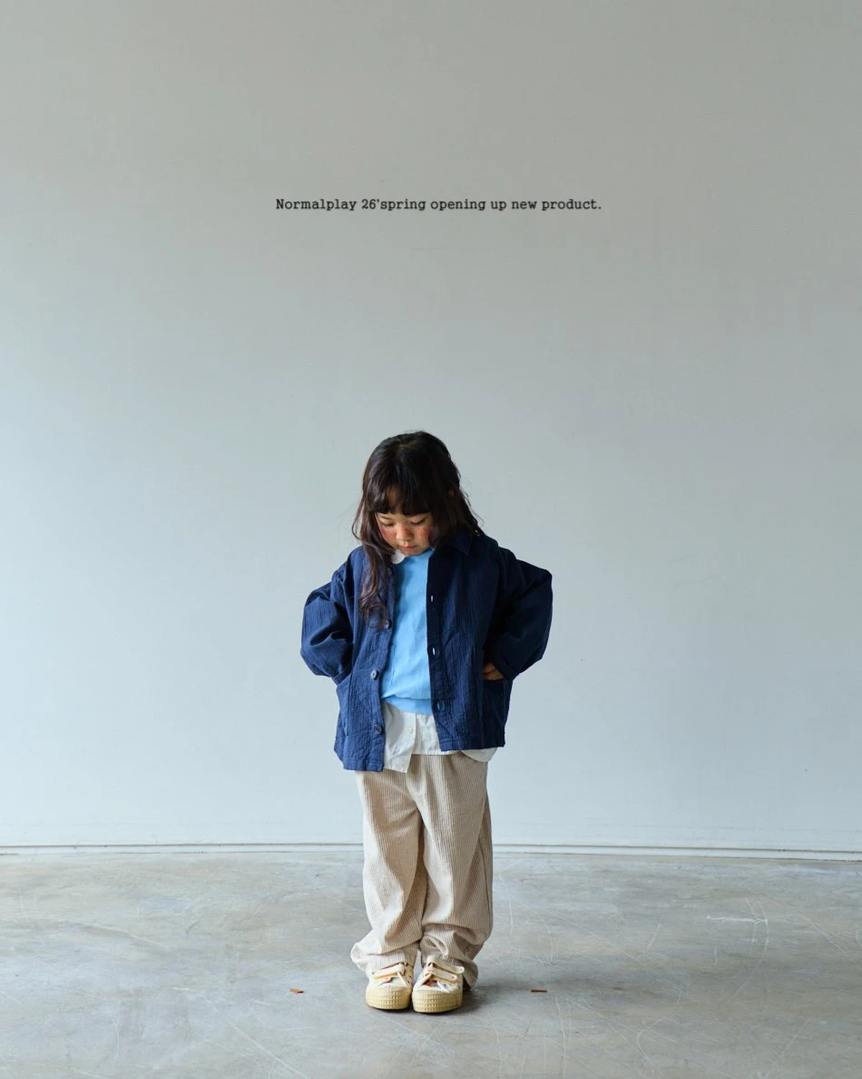 Soboru Jacket 春季寬螺紋純棉外套