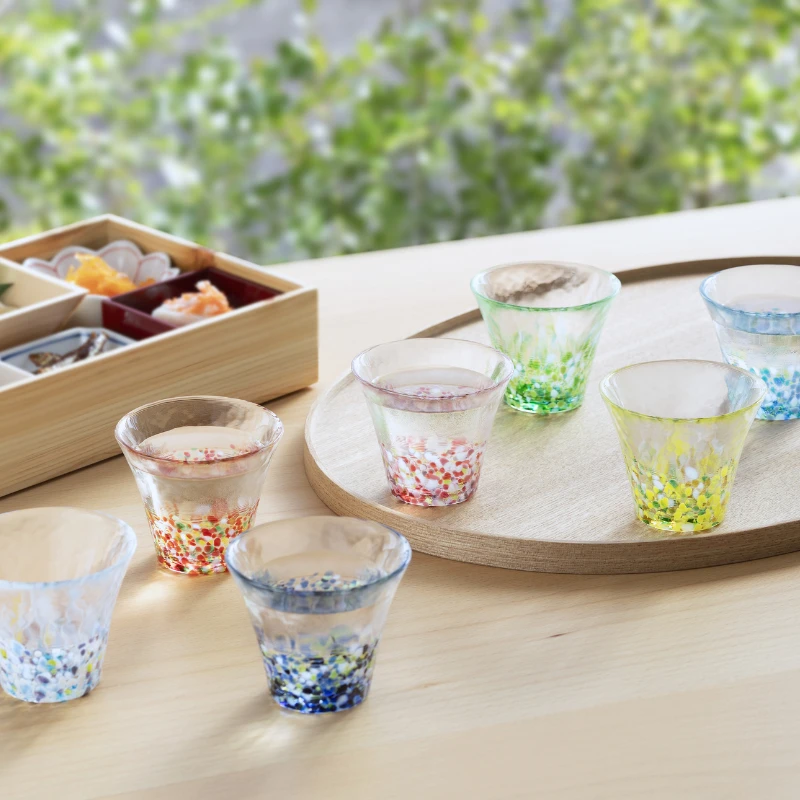 日本之色 津軽玻璃酒杯