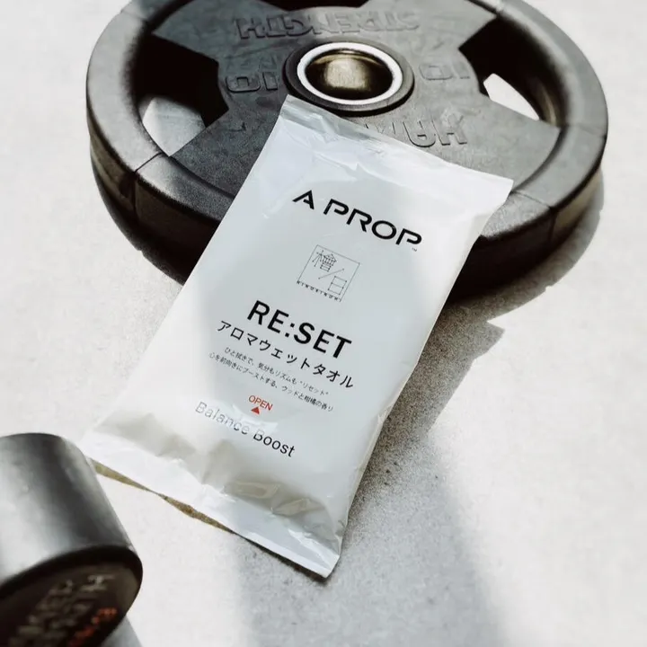 【6包優惠】日本 fitness 選品品牌 A PROP 聯名｜RE:SET 日本製天然檜木精油濕巾