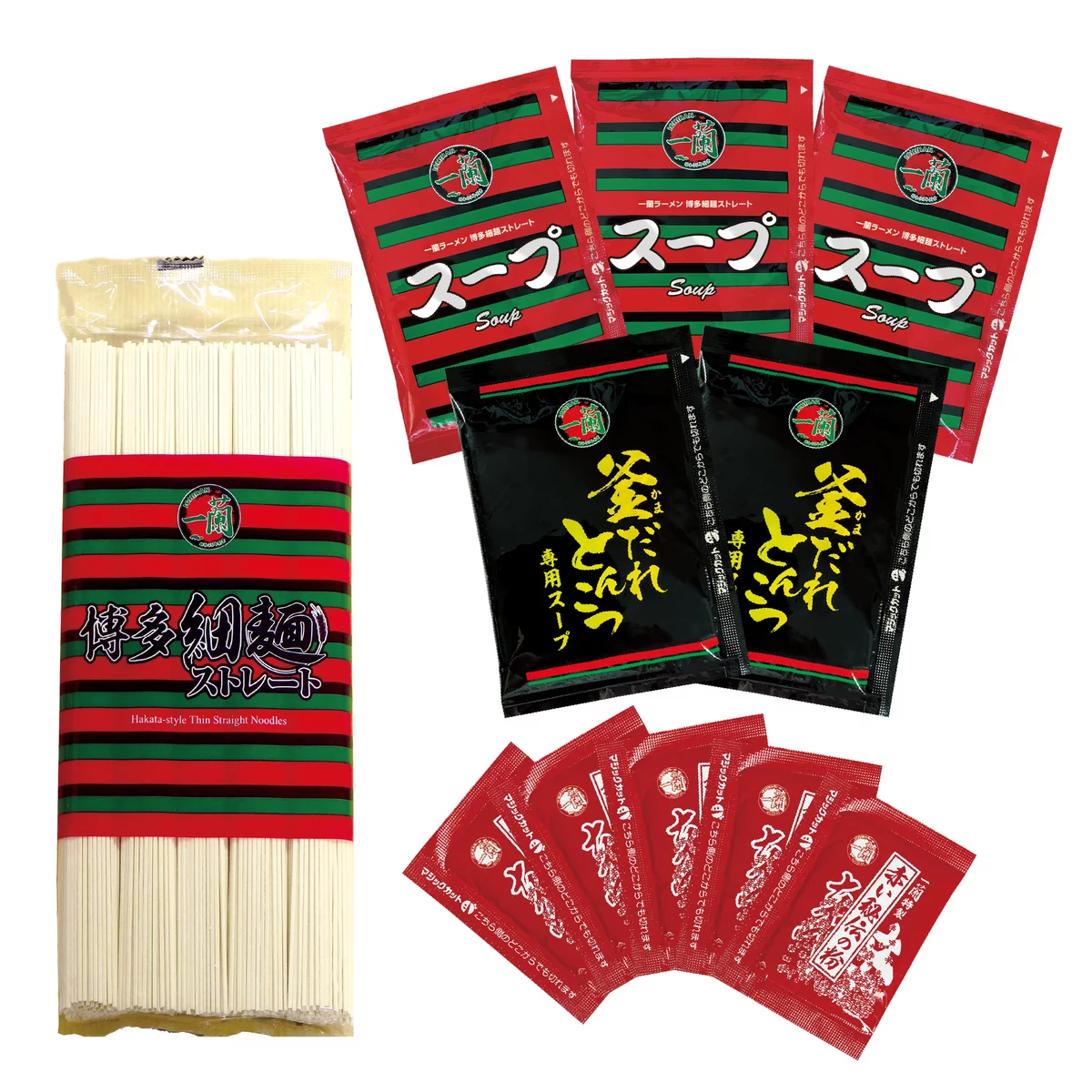 一蘭拉麵 雙口味綜合組（博多細麵／釜醬豚骨）
