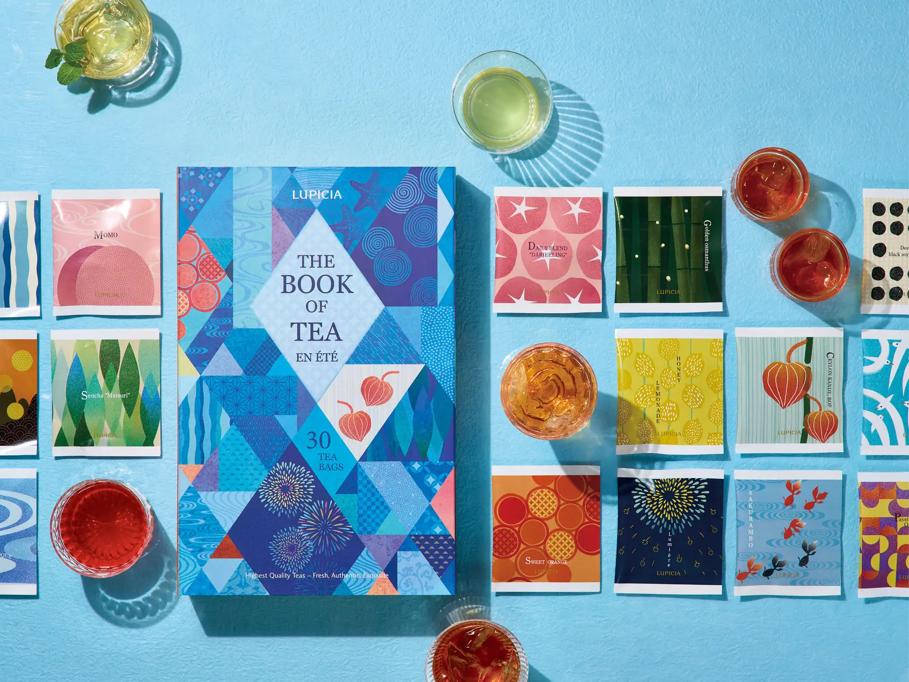Lupicia THE BOOK OF TEA en pause 夏季限定精品茶書｜30款精選茶包禮盒（夏季限定）