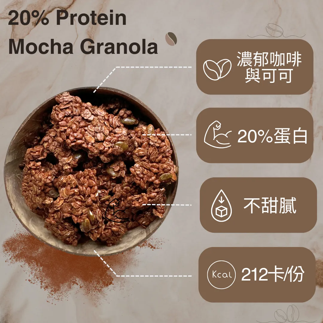 【3包優惠】穀卡卡 手工堅果燕麥脆片｜植物蛋白系列