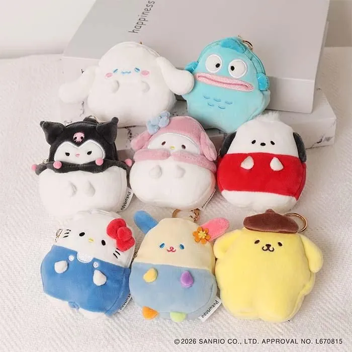 PUKUMARU × Sanrio Characters 迷你吊飾收納包