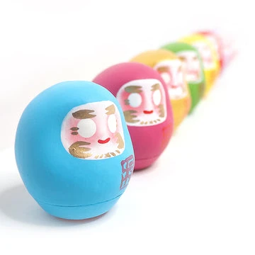 Happy Daruma 新年快樂許願達摩 附許願點瞳貼紙與開運籤詩