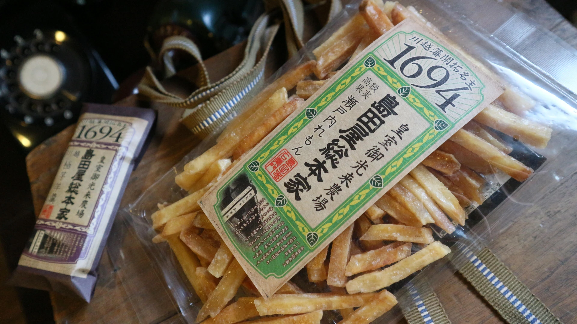 瀨戶內檸檬地瓜籤包裝細節