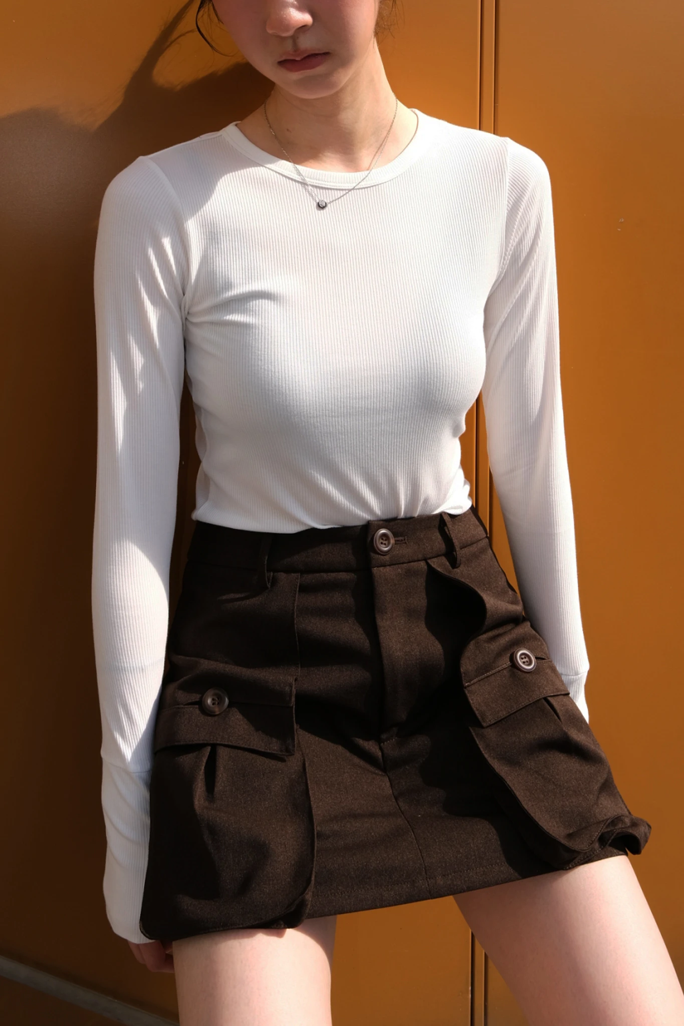Functional Pocket Mini Skirt