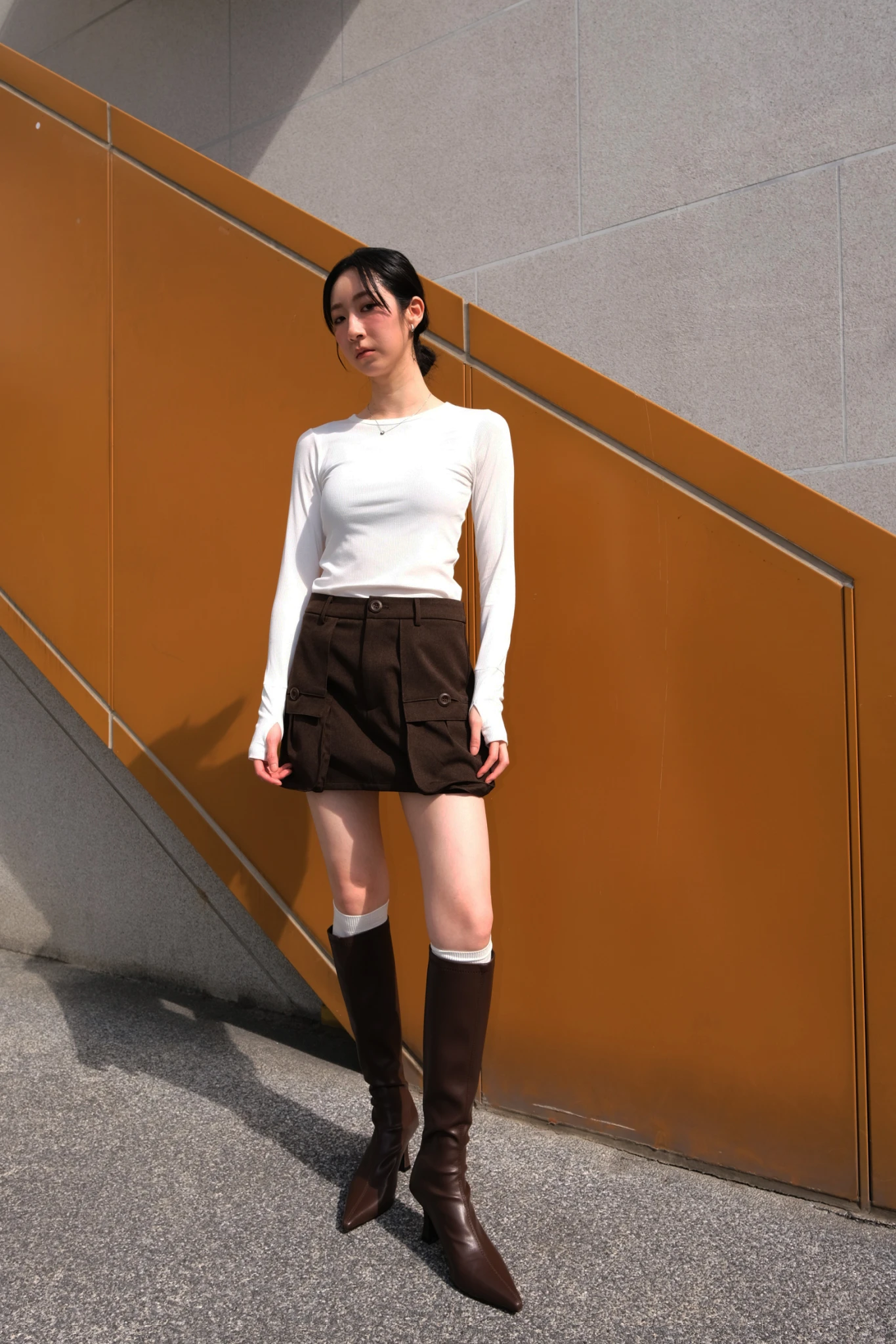 Functional Pocket Mini Skirt