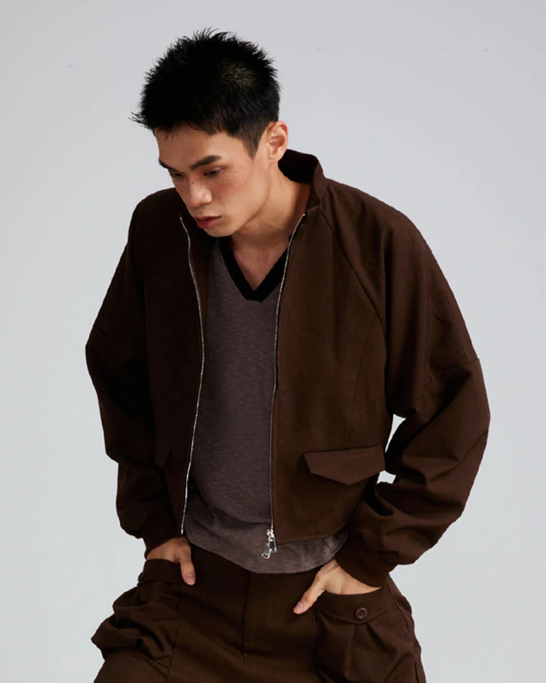 Aero Batwing Cropped Jacket