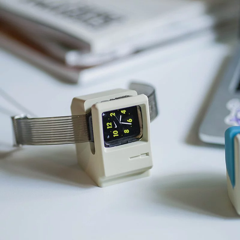 走一個復古風！apple watch手錶充電座