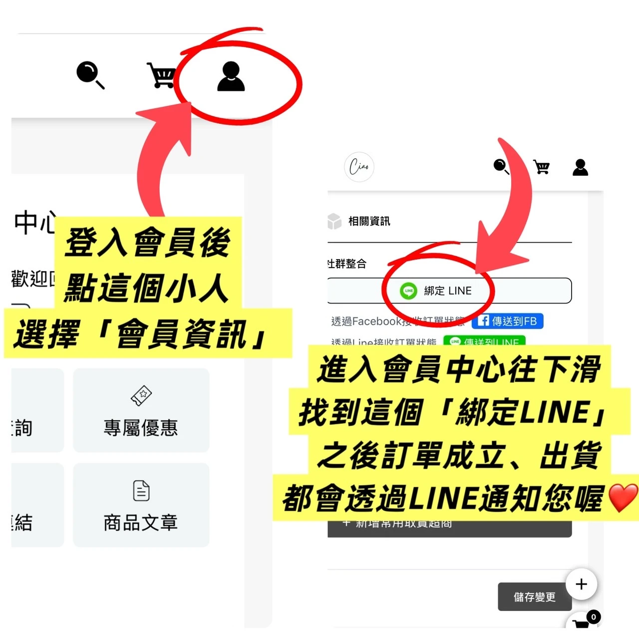 如何設定訂單狀況line通知