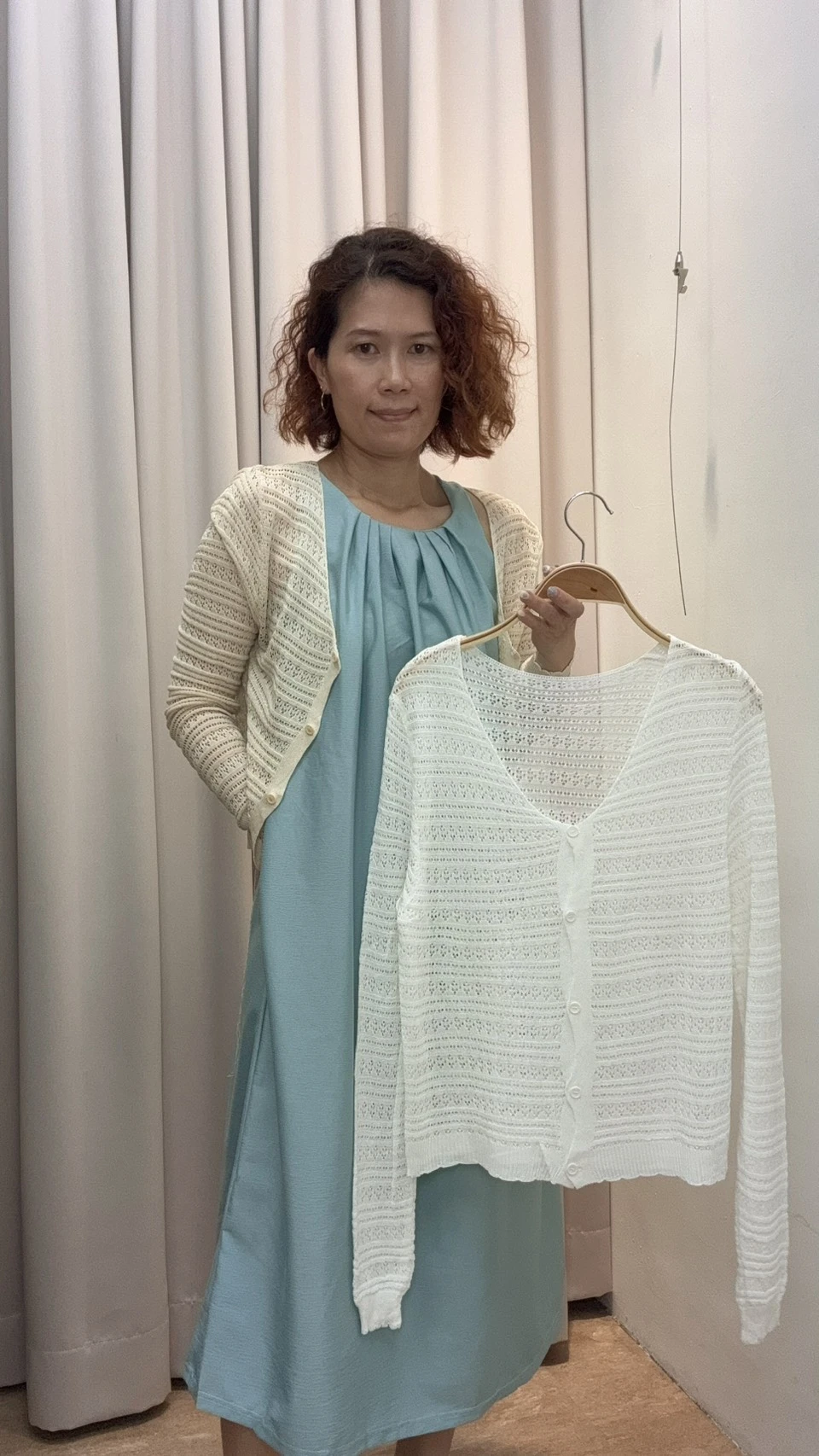 中大碼可 鏤空小外套 透膚罩衫 初秋外套 防曬外套 針織外套 大尺碼外套 上衣 編織外套 外搭罩衫