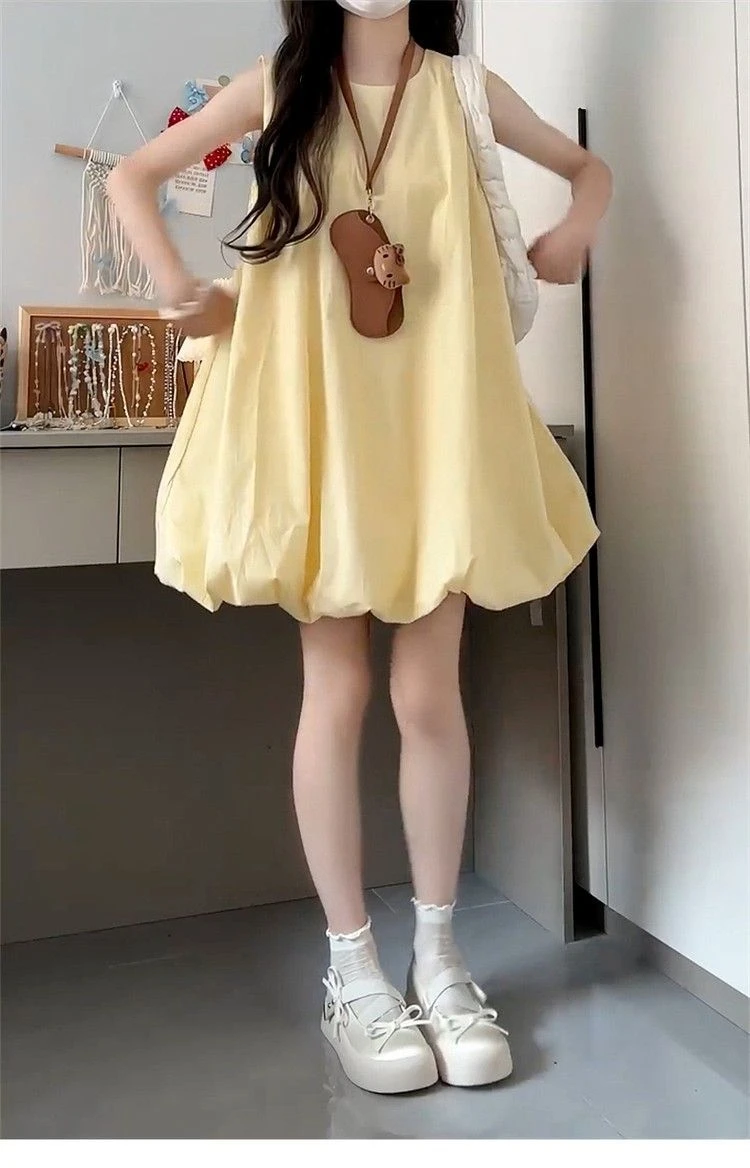 花苞背心裙