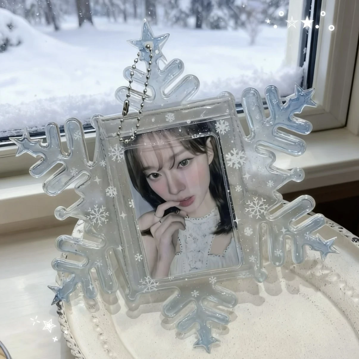 雪花造型卡套