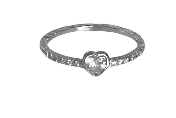 【OFUSE】24 winter - cubic mini heart ring 戒指