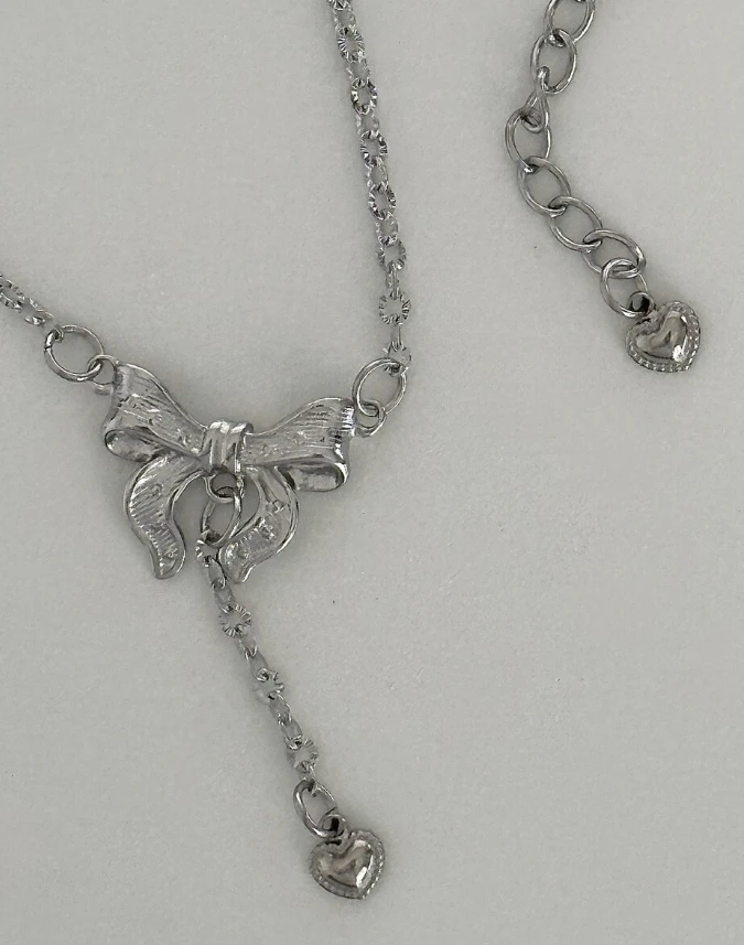 【OFUSE】lace ribbon necklace 項鍊