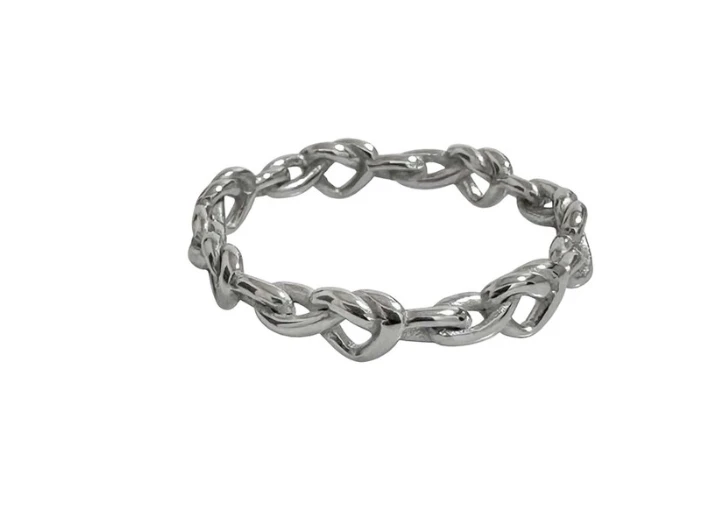 【OFUSE】heart knot ring 戒指