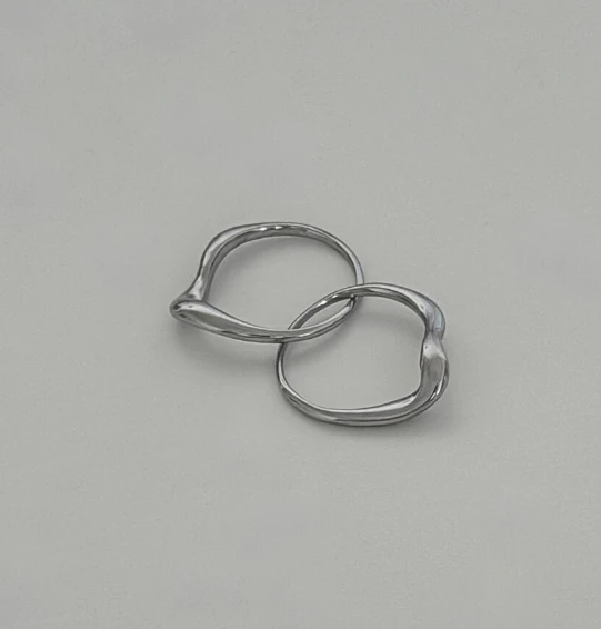 【OFUSE】2 wave ring 戒指