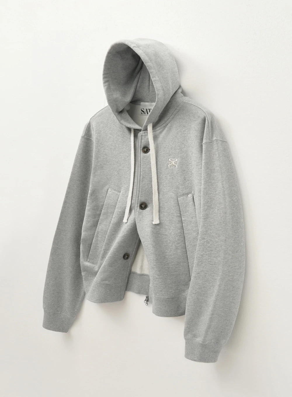 【Satur】Teo Cotton All Day Hood Zip-Up崔立于同款連帽外套