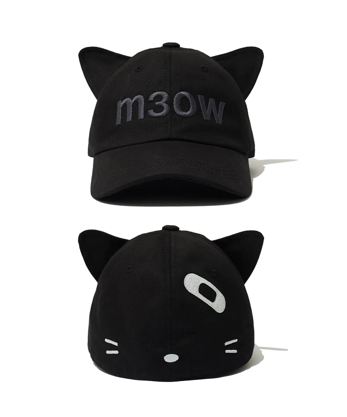 【itzavibe】M3OW CAT EAR BALL CAP