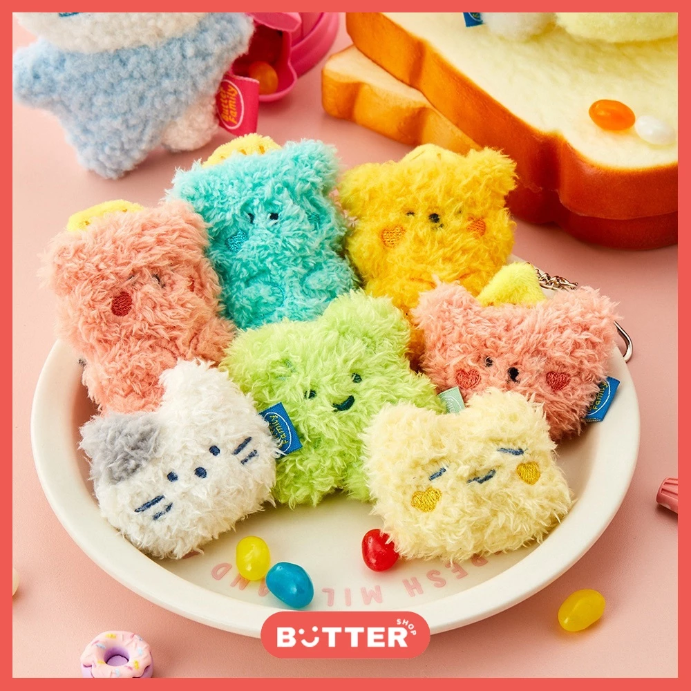 【BUTTER】奶油家族迷你絨毛吊飾